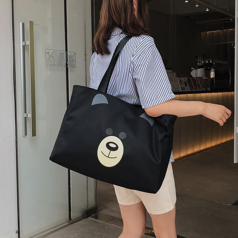 Versão coreana bolsa de viagem de curta distância grande capacidade bolsa de bagagem de mão bolsa de ombro de viagem de