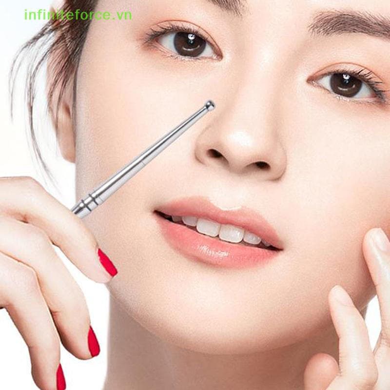 INVN 1 Peça Caneta De Acupuntura De Cabeça Dupla Ferramentas De Reflexologia Facial Ferramenta Massageadora De Ponto De