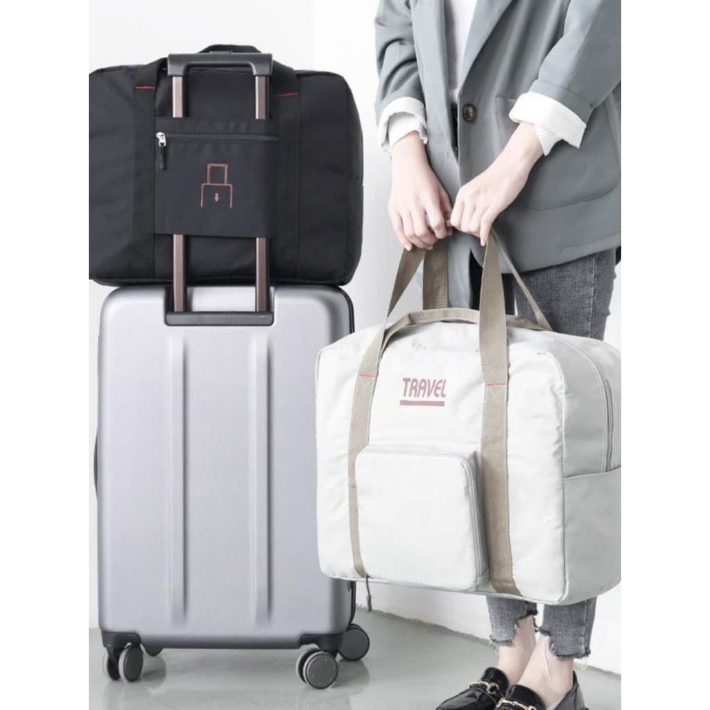 Saco de armazenamento de viagem de grande capacidade saco de bagagem de um ombro portátil dobrável saco de embarque saco