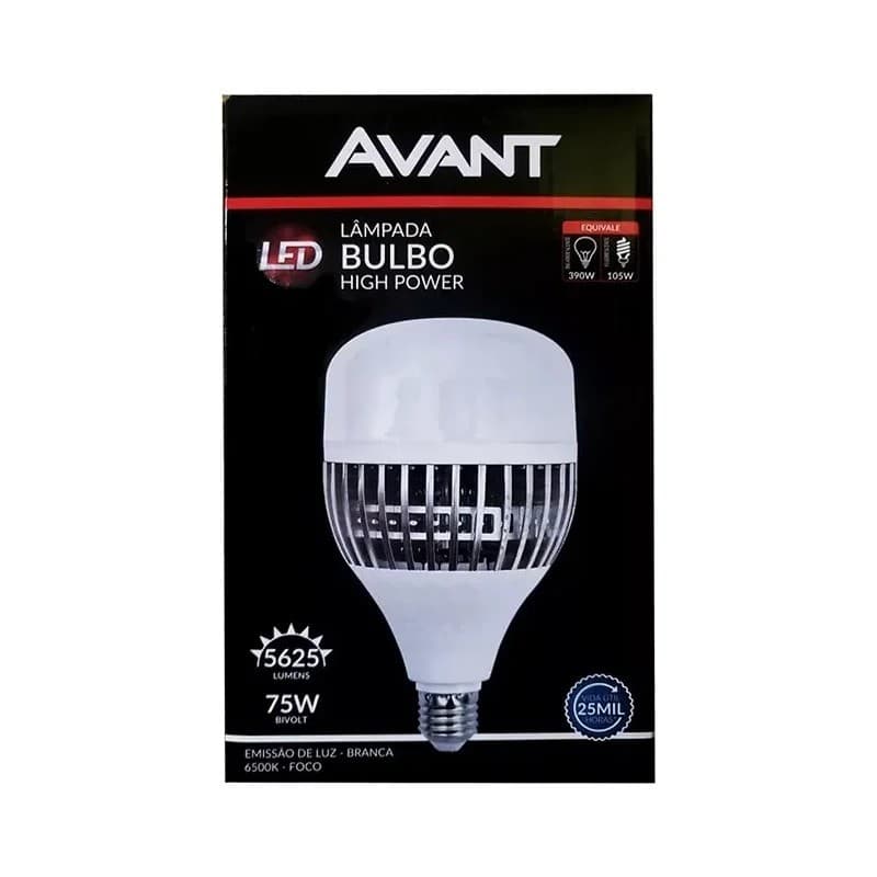 Lâmpada Bulbo High Power 75w - Avant