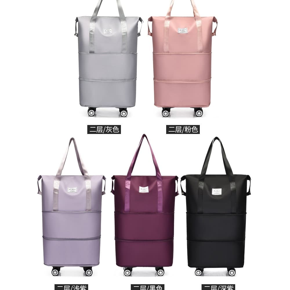 Roda Universal saco de viagem luz portátil saco de bagagem saco de armazenamento espera separação seca molhada grande ca