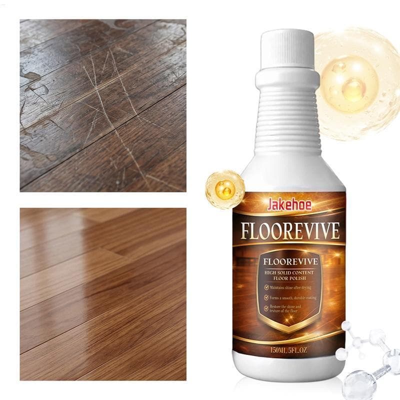 Restaurador De Piso Floorevive , 150ml De Cuidado De Madeira De Longa Duração , Limpador Laminado Multiuso