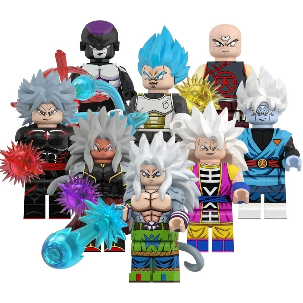Dragon Ball Action Figures Son Goku Frieza Vegeta Tien Shinhan Broly Bloco De Construção Coleção Brinquedos Para Crianca