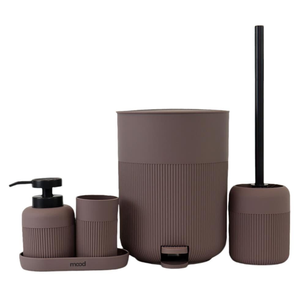 KIT para Banheiro completo com 5 Peças Café Concept - Mood