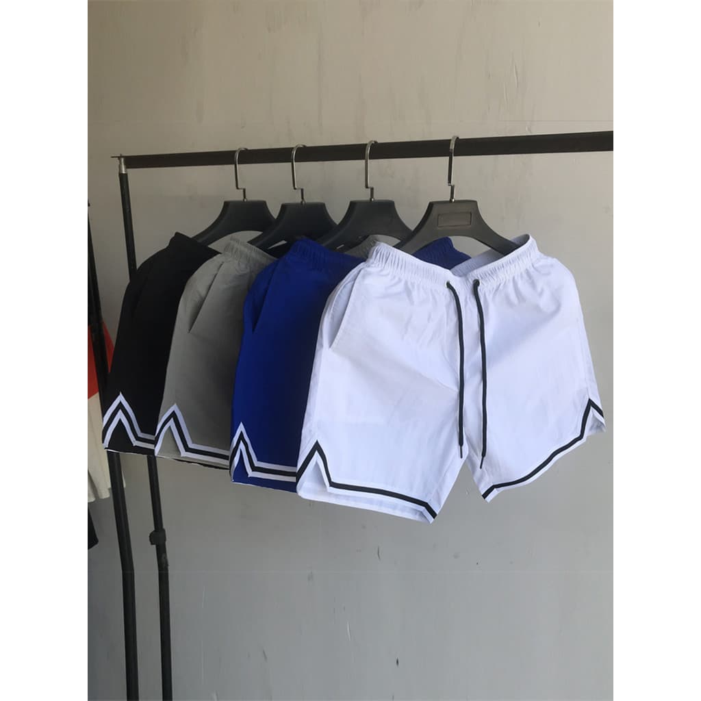 Shorts curtos masculinos soltos All-Match esportes casuais de secagem rápida calças de verão estudante juventude calças