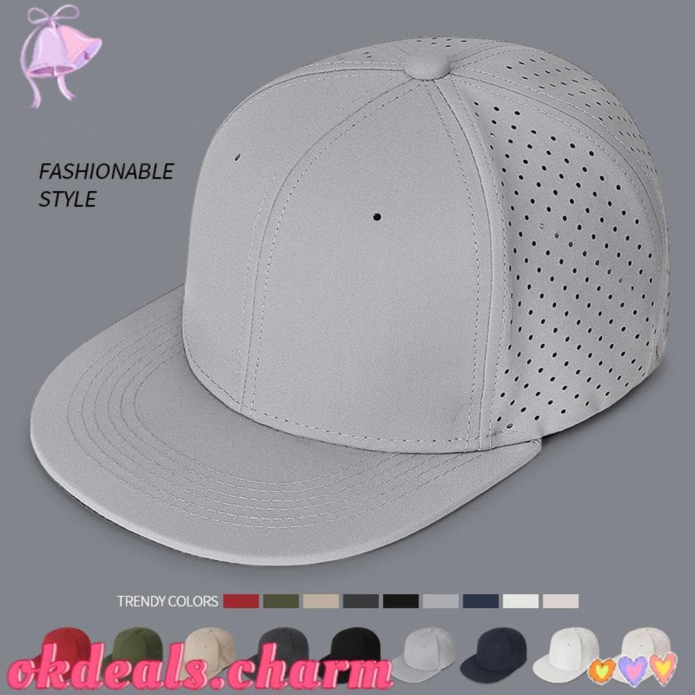 OKDEALS Boné De Beisebol Masculino , Chapéu De Caminhoneiro Sólido Causal , Bonés Elásticos De Aba Plana Respiráveis Com