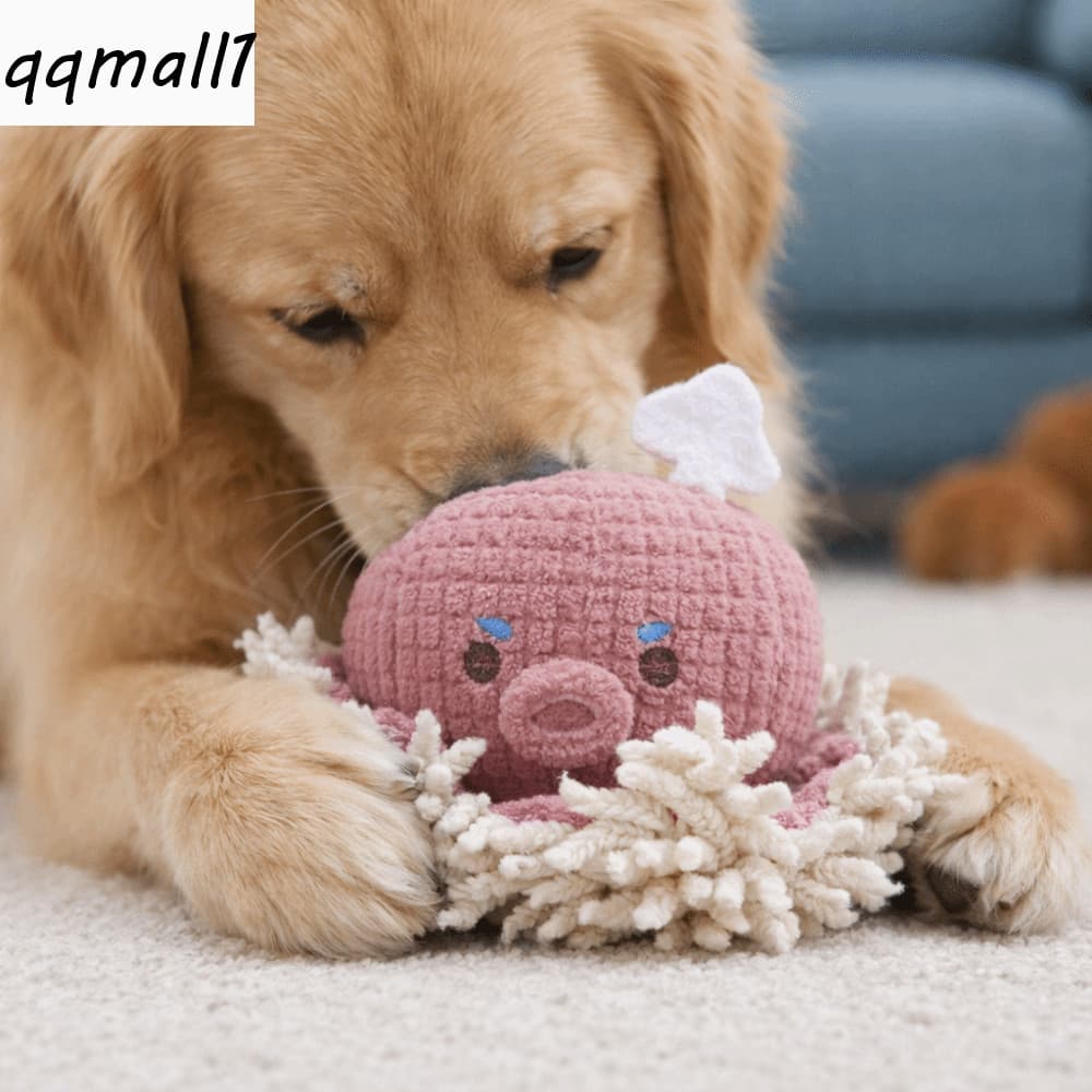 QQMALL1 Brinquedos De Mastigar De Pelúcia Para Cães , Macios E Estridentes Resistentes À Mordida , Brinquedo De Limpeza
