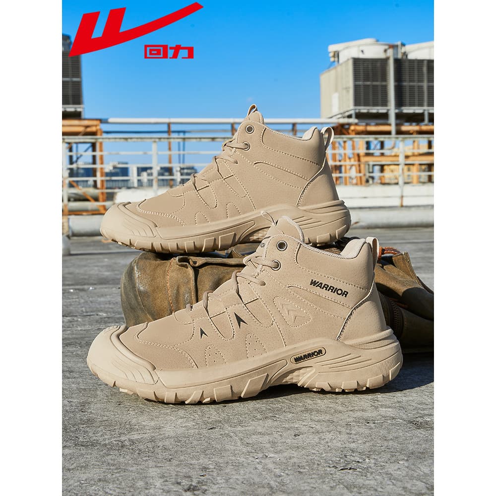 Puxar para trás sapatos de caminhada sapatos masculinos à prova dwaterproof água outono inverno novo estilo ao ar livre