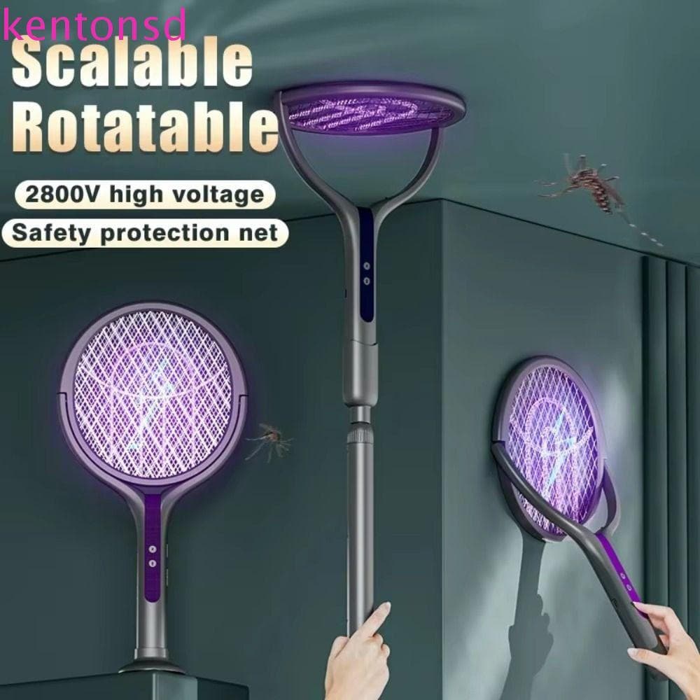 Mata-Mosquitos Elétrico Escalável KENTONSD , Giratório Com Luz UV De 2800V