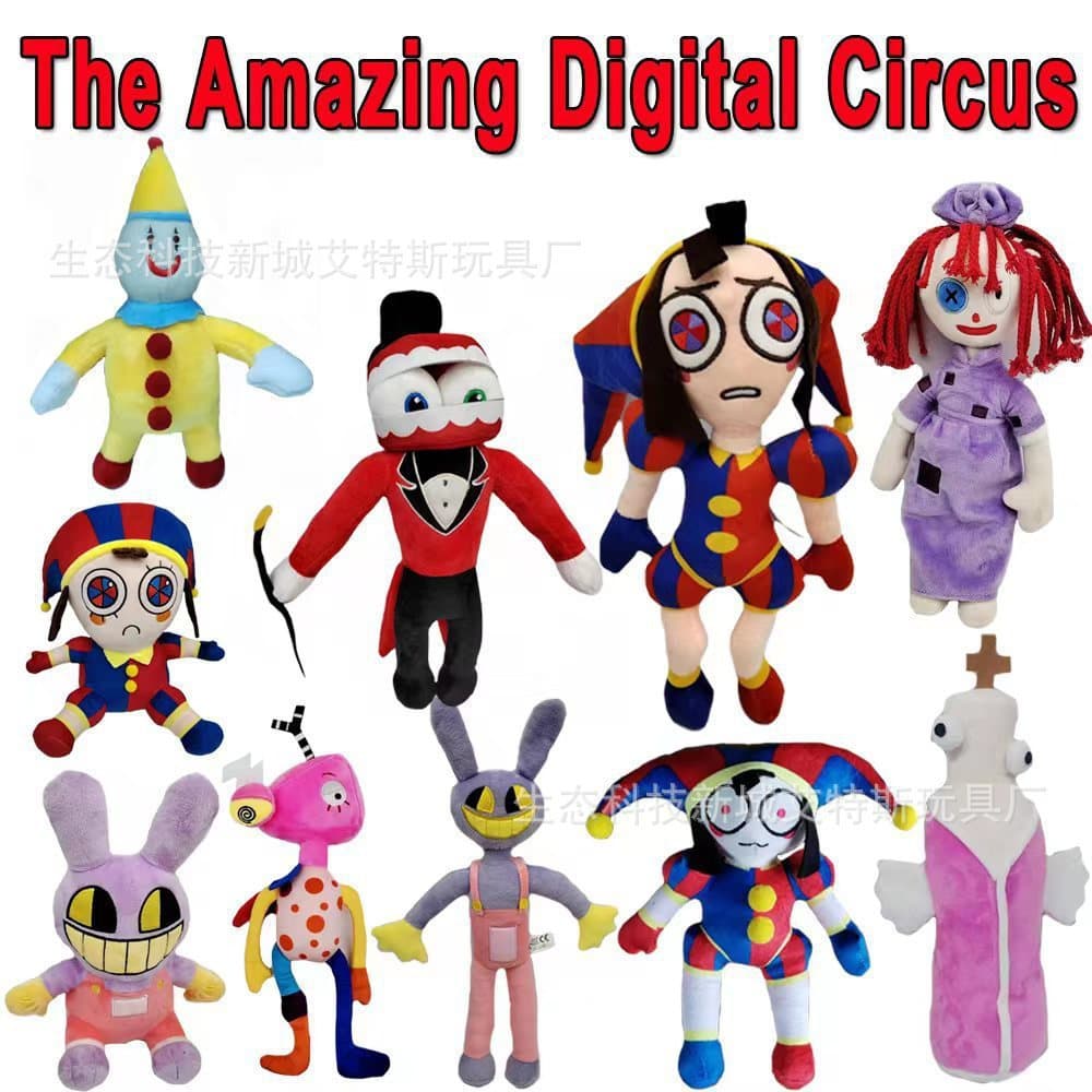 Coelho de Pelúcia Fofo, Brinquedo Digital, Boneco Mágico, Palhaço de Circo K6EY