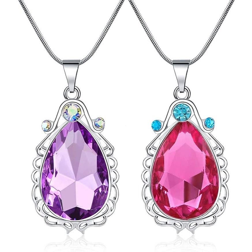 Colar com Amuleto da Princesa Sofia de Frozen, Colar da Princesa Elena, Presente de Joia Mágica