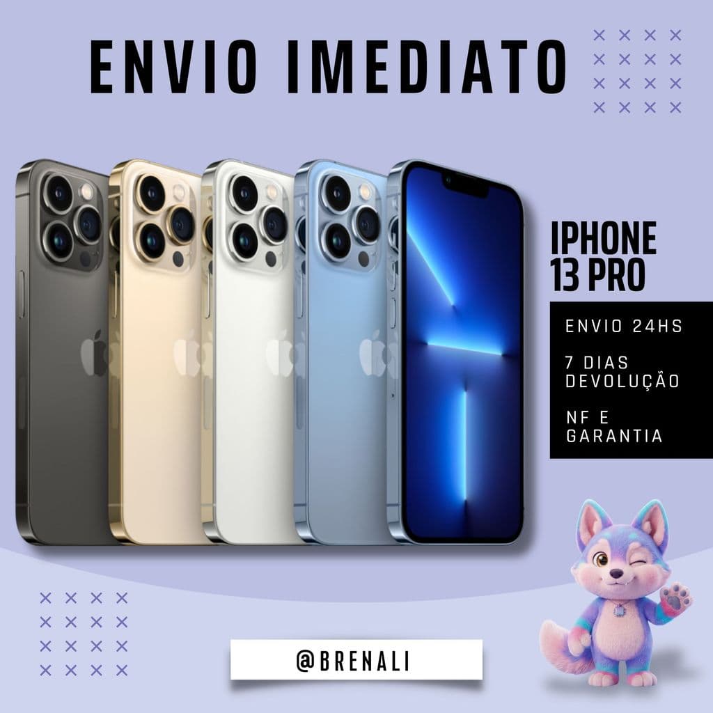 Celular Apple iPhone 13 / Pro / Pro Max 128GB | 256GB 5G Semi-Novo Original Garantia IOS