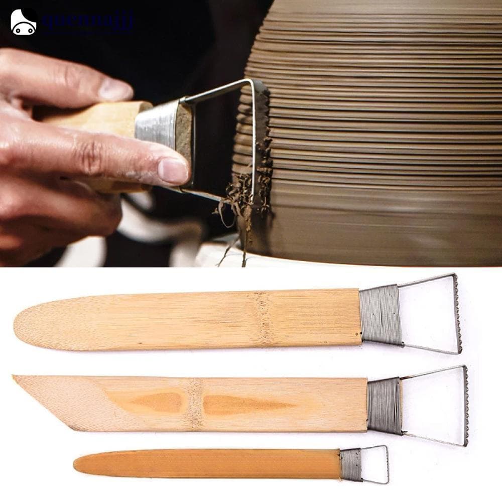 QUENNA Ampliar Ferramenta De Textura De Argila De Dente De Serra Emenda De Pasta Escultura Cerâmica Plástico Alça De Bam