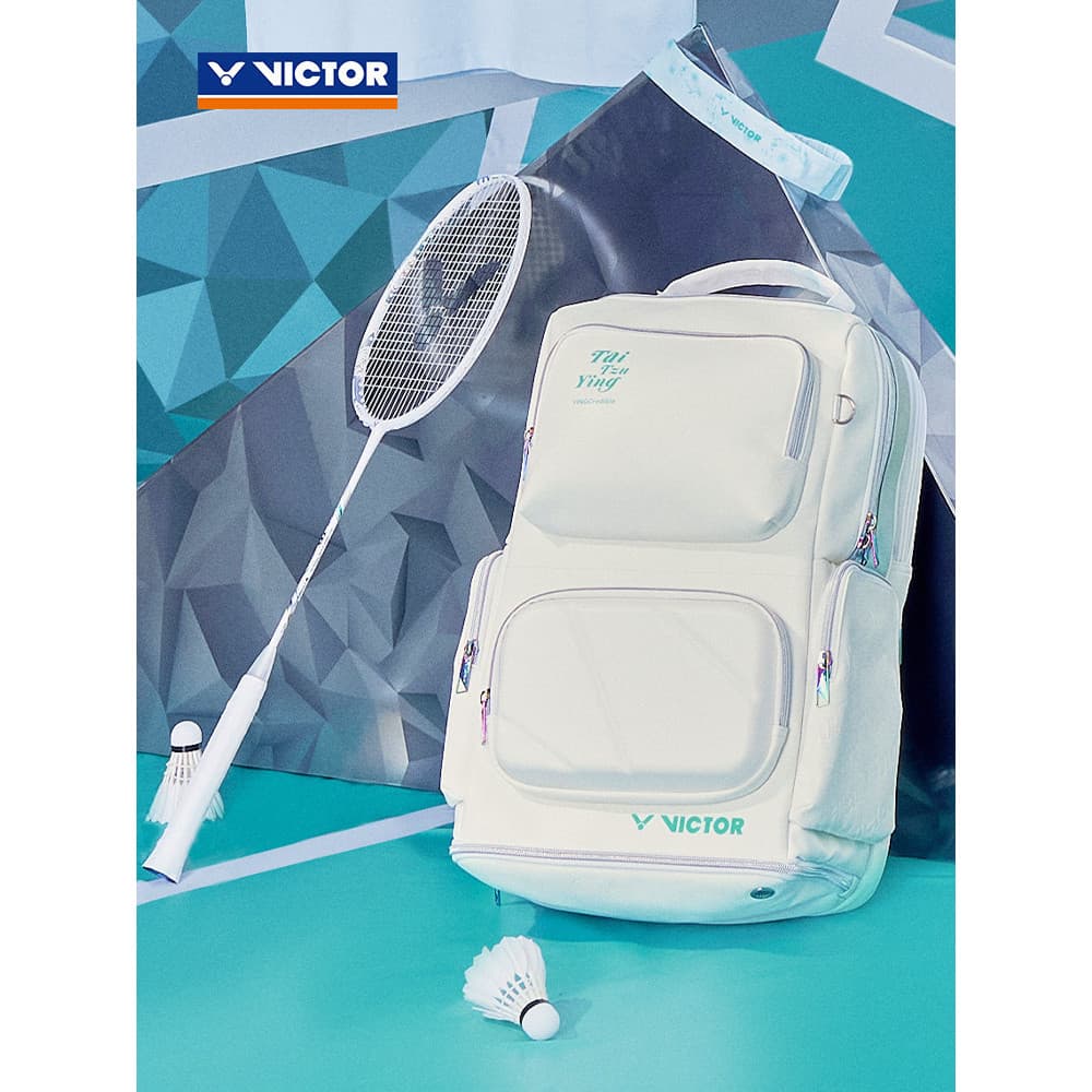 Bolsa para raquete de Badminton Wickdo VICTOR Victory Mochila estilo Tai Tzu Ying BR5033TTY 5233TTY