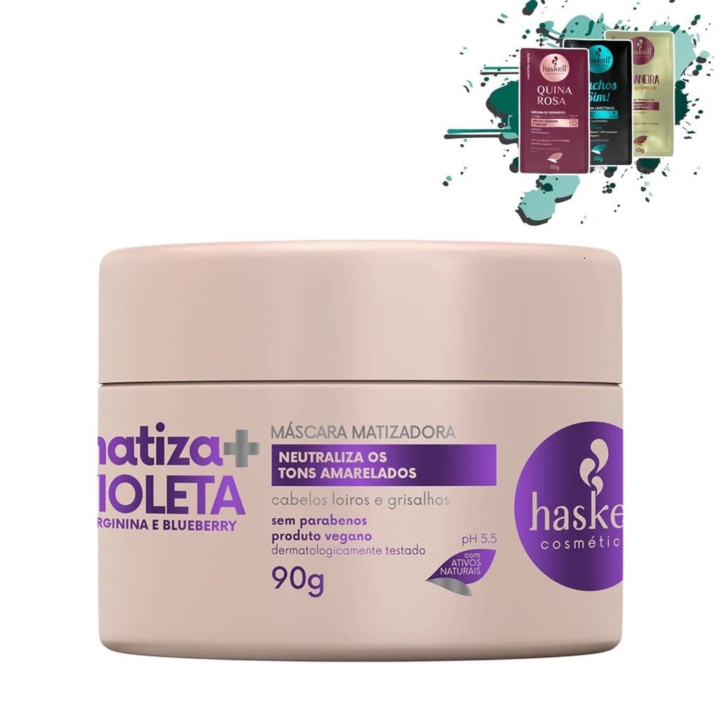 Máscara Matiza Mais Violeta 90gr Haskell