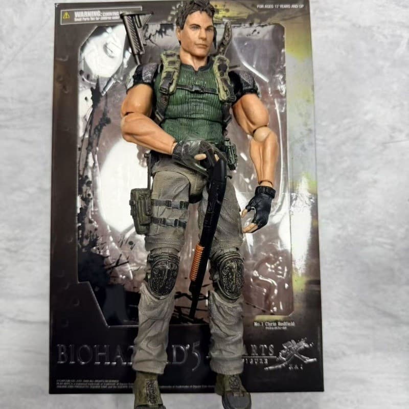 Série de Figuras de Ação Resident Evil, Brinquedo Super Articulado PA Chris, Presente de Aniversário para Meninos