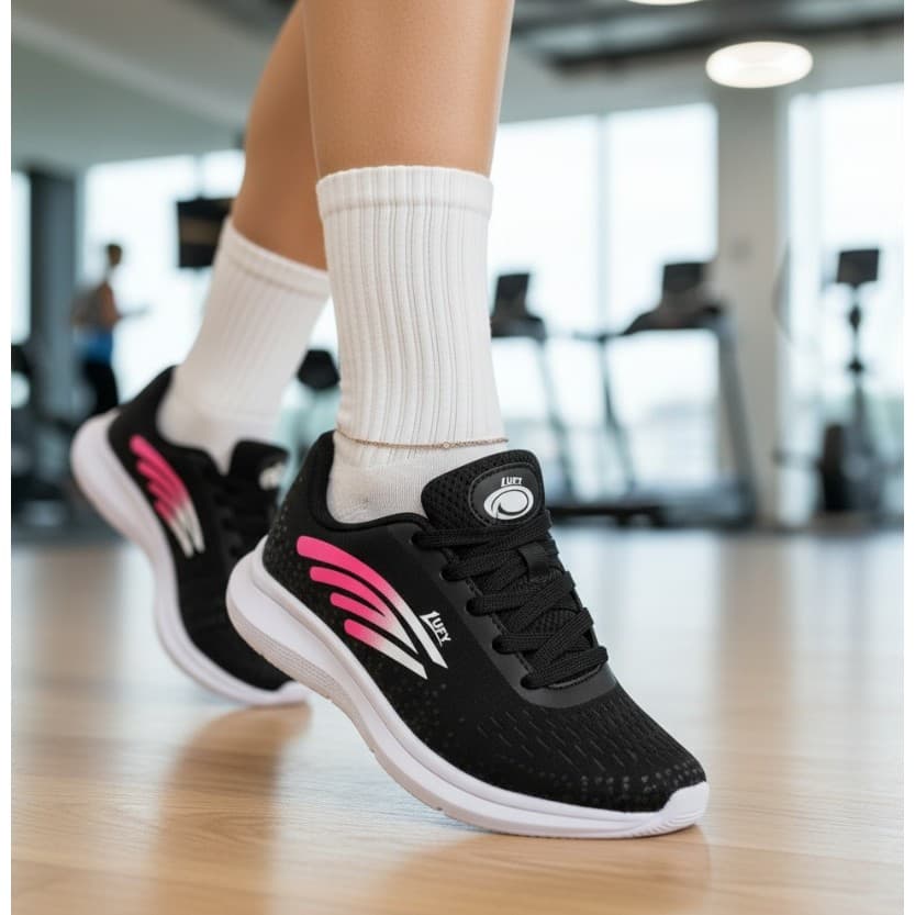 Calçado Tenis Feminino Lufy Leve e Confortável promoção de lançamento P.A shoe