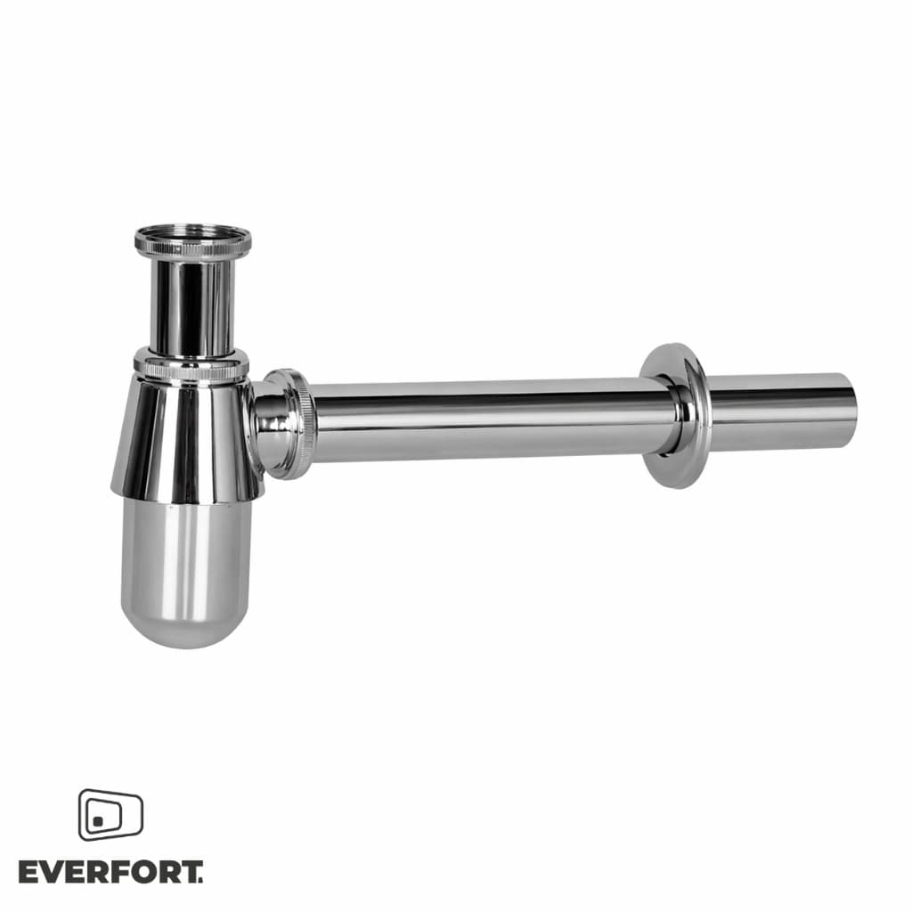 Sifão Lavatório Banheiro 100% Metal Inoxidável Inox Cromado 1/4- ENVIO IMEDIATO
