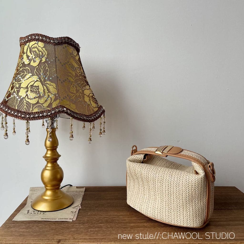 CHAWOOL verão palha tecido saco 2025 novo estilo Retro portátil bolsa All-Match um ombro mensageiro tecido saco