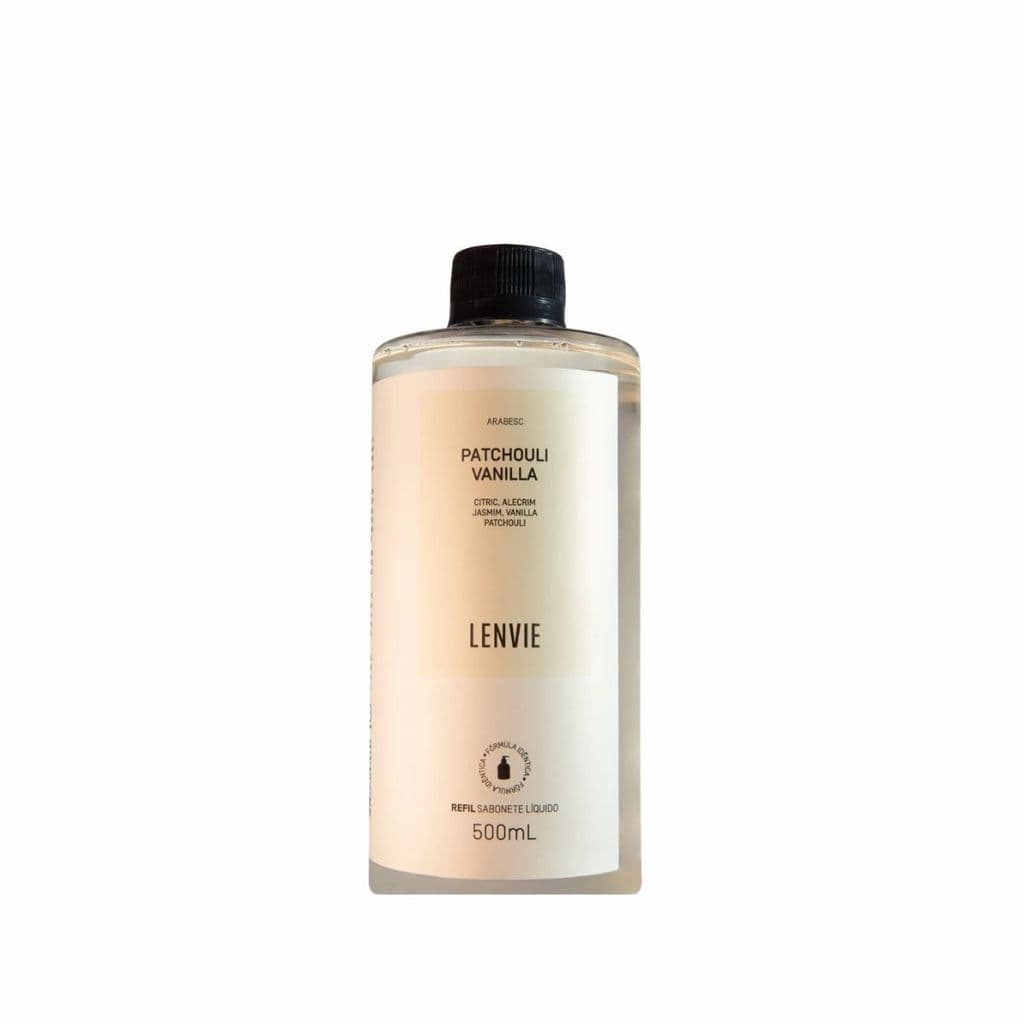 Refil Sabonete Líquido Patchouli Vanilla Lenvie 500ml | Premium