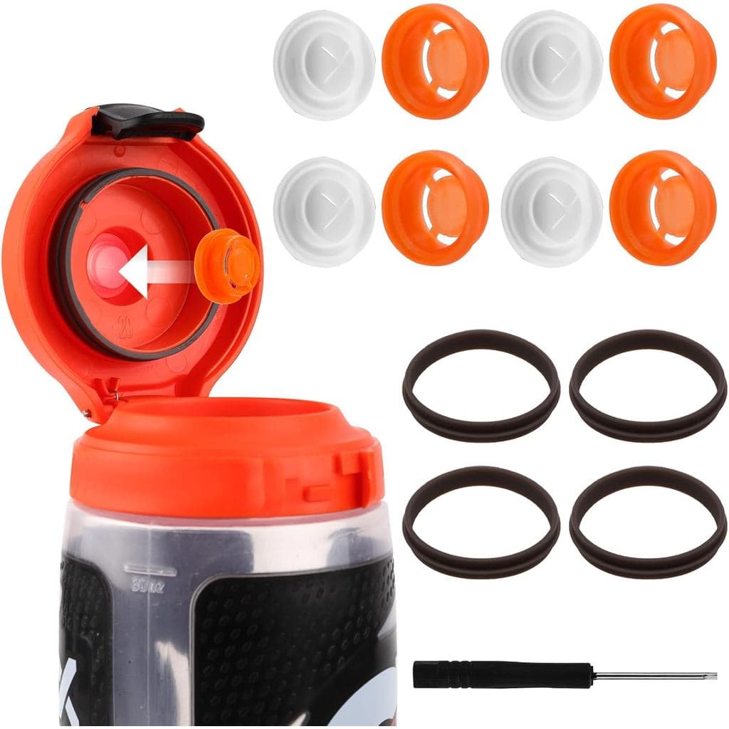 4 peças de válvulas de borracha para dispensação compatíveis com garrafa de água Gatorade, tampa de substituição de válv
