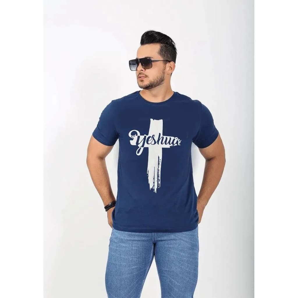 CAMISETA MASCULINA CRUZ YESHUA