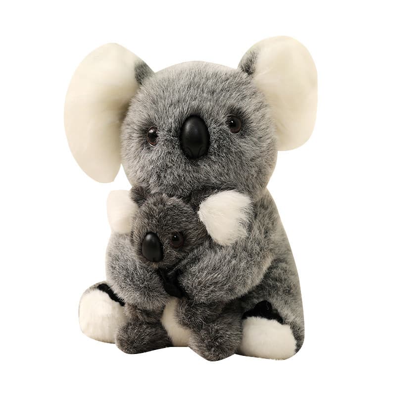 Koala Mãe E Bebê Macio Brinquedo De Pelúcia Árvore Canguru Boneca Conforto Companheiro De Dormir Presente De Aniversário