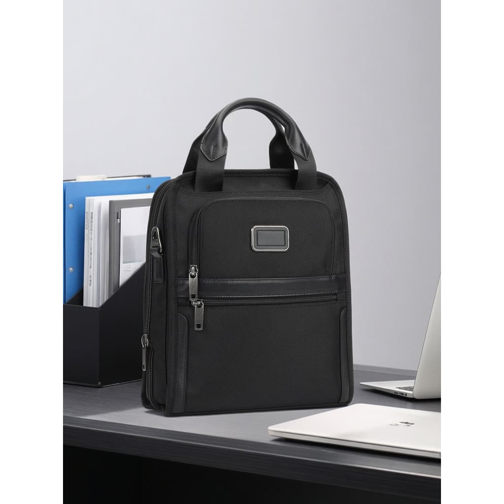 022117D2 balístico náilon bolsa masculina de negócios bolsa Vertical maleta ombro Cross-body expansível