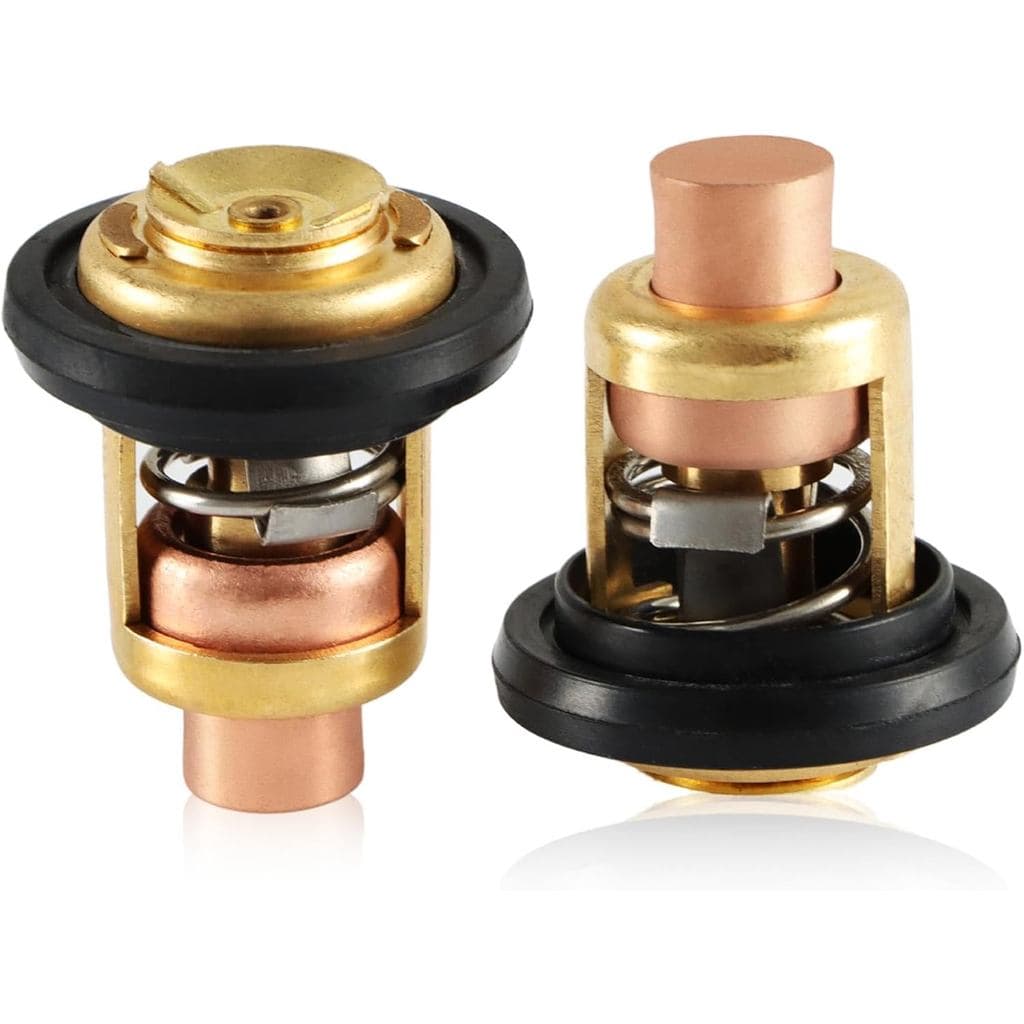 Kit de Termostato 2 Peças Compatível com Mercury Marine V6 135HP 150HP 175HP 200HP 225HP Substitui # Mercury 75692Q2 27-