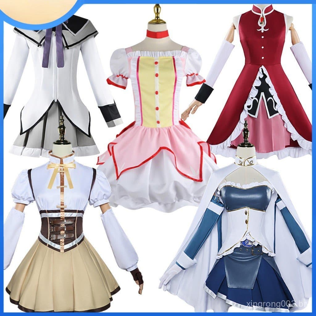 Fantasia de Cosplay de Anime Kaname Madoka, Vestido Mágico para Comic Con ZQFG