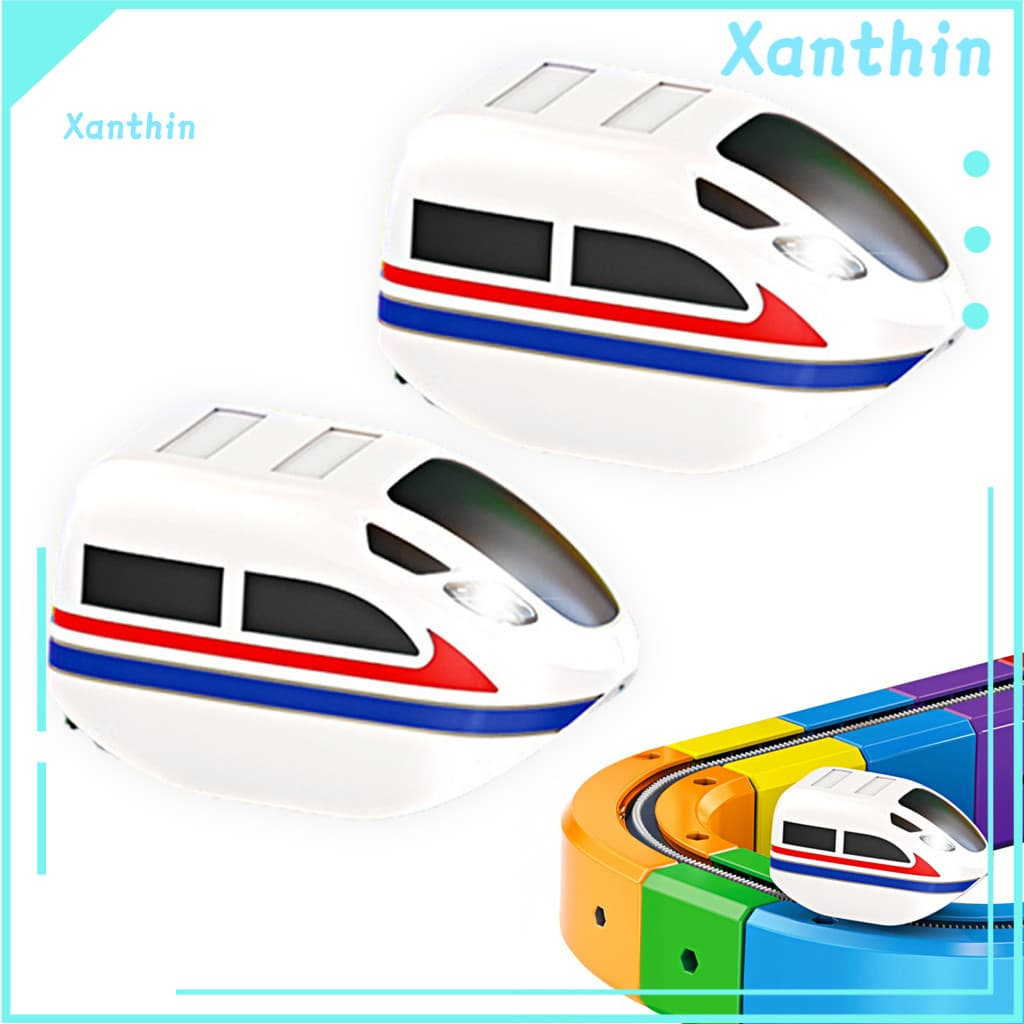 Rechargeable Train Toy Kids Electric 1 or 2 Pcs Usb for Educational Simulation Track Set Perfect Gift for Toddlers Boys