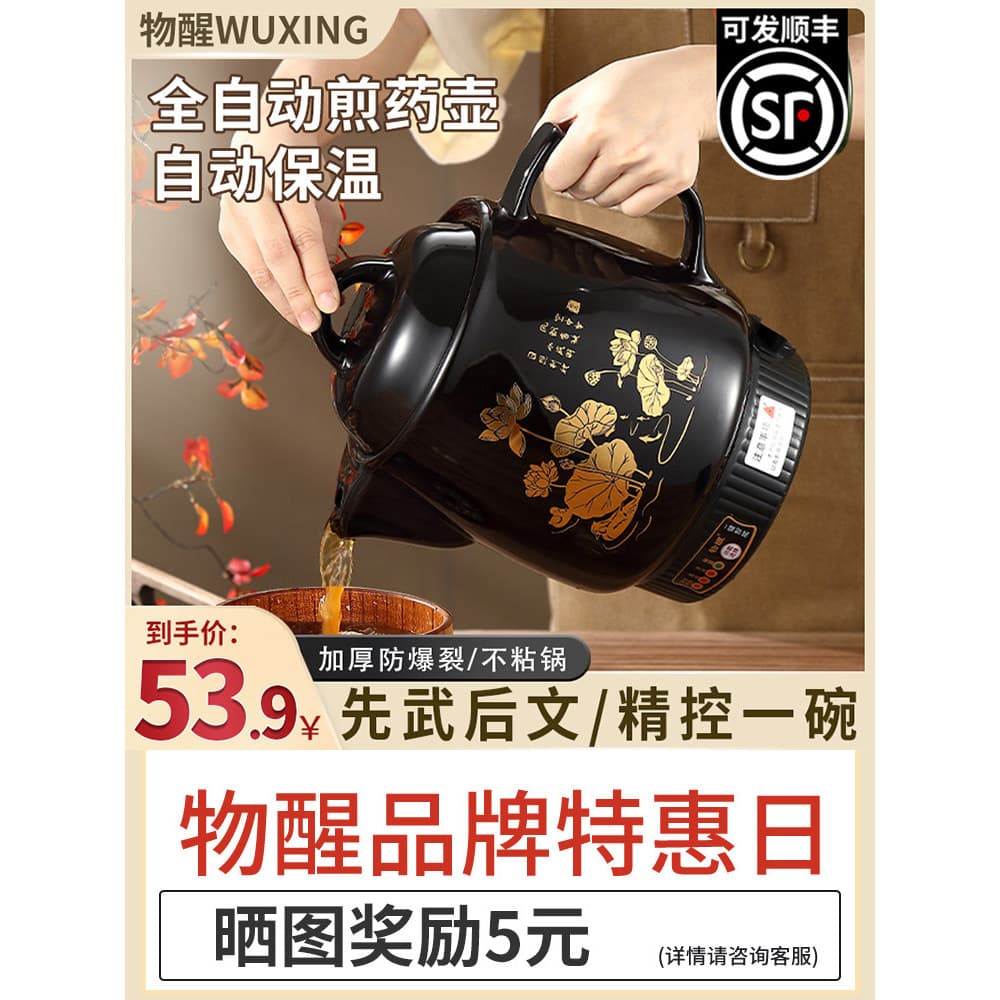 Cerâmica Isolamento Doméstico Tradicional Medicina Chinesa Caçarola Elétrica Tradicional Chinesa Medicina Elétrica Frigi