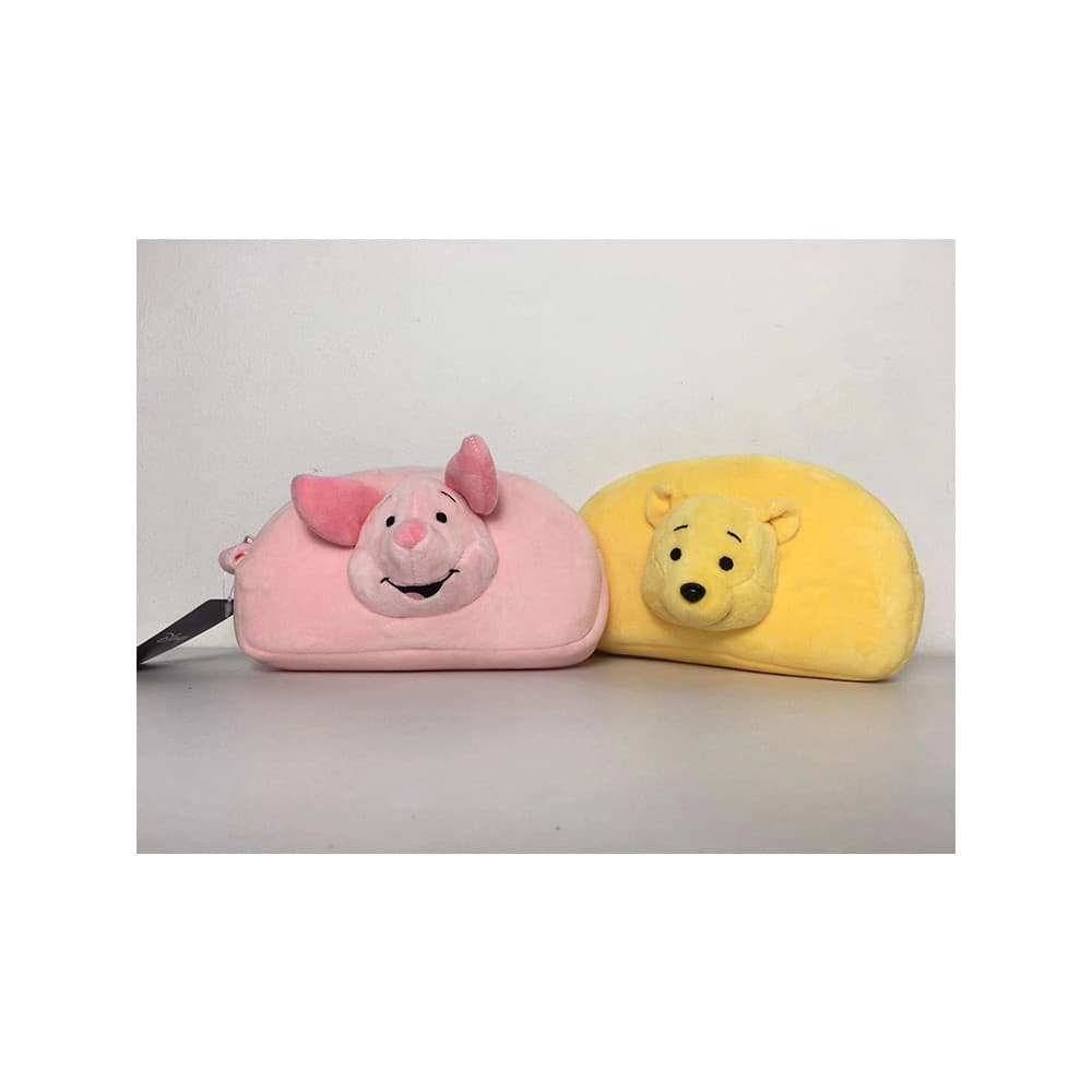 Comércio exterior pedido japonês dos desenhos animados Di paraíso pequeno urso leitão saco de cosméticos de pelúcia saco