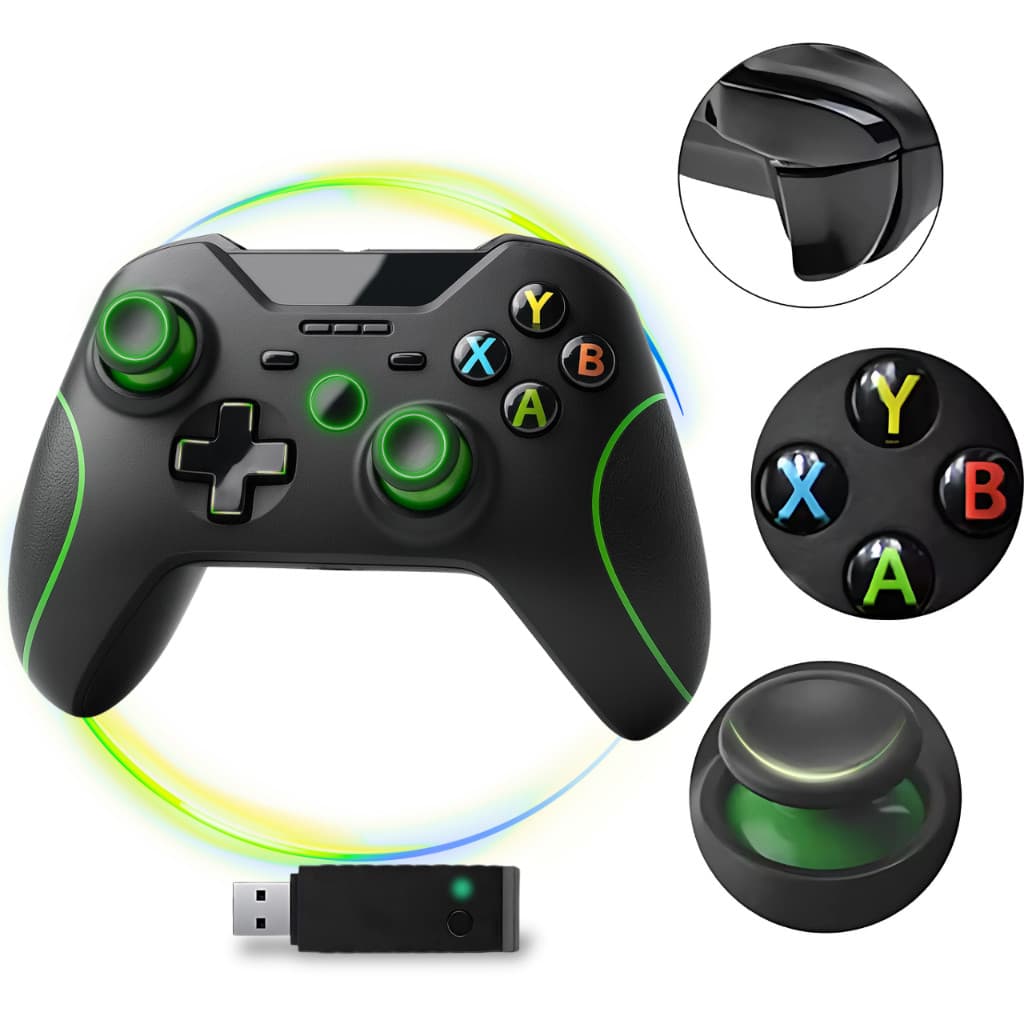 Controle Compativel Xbox One Series S X Sem Fio PC Game Manete Joystick Alta Precisão Elbarto store