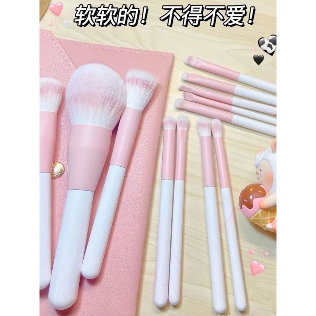 kit pincel maquiagem profissional ❥Douyin mesmo estilo conjunto de pincéis de maquiagem Cangzhou Super macio pincel de m
