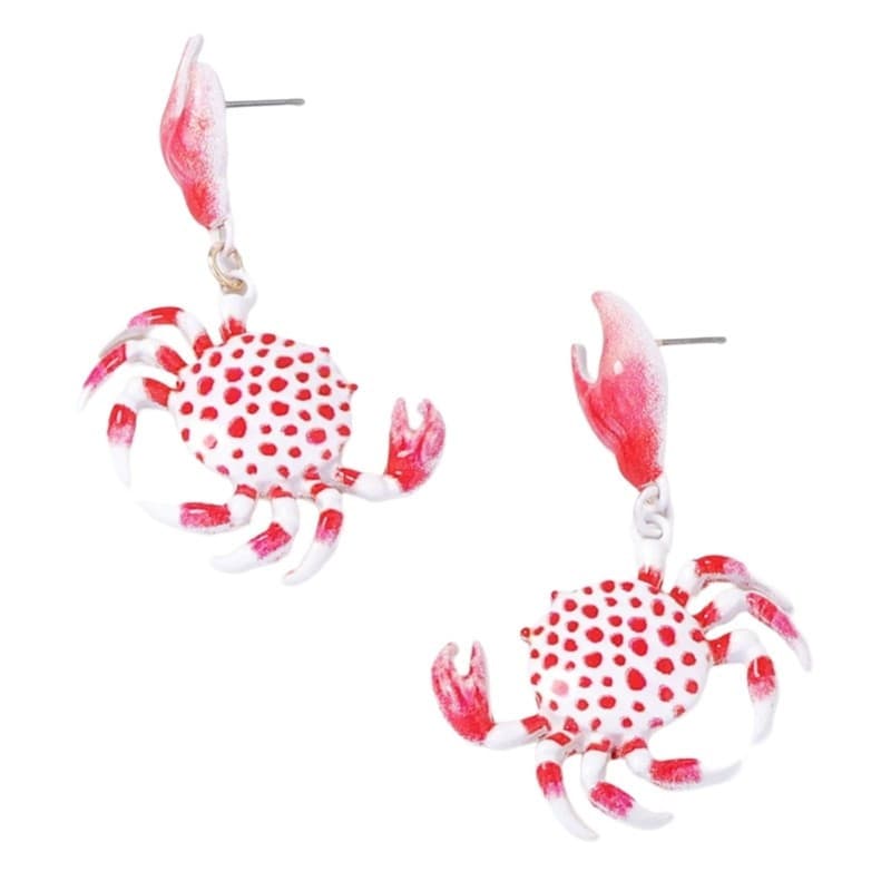 Bom Elegante Caranguejo Inspirado Orelha Studs Portátil Confortável Usar Camada Projetos Jóias Para Roupas De Férias Na