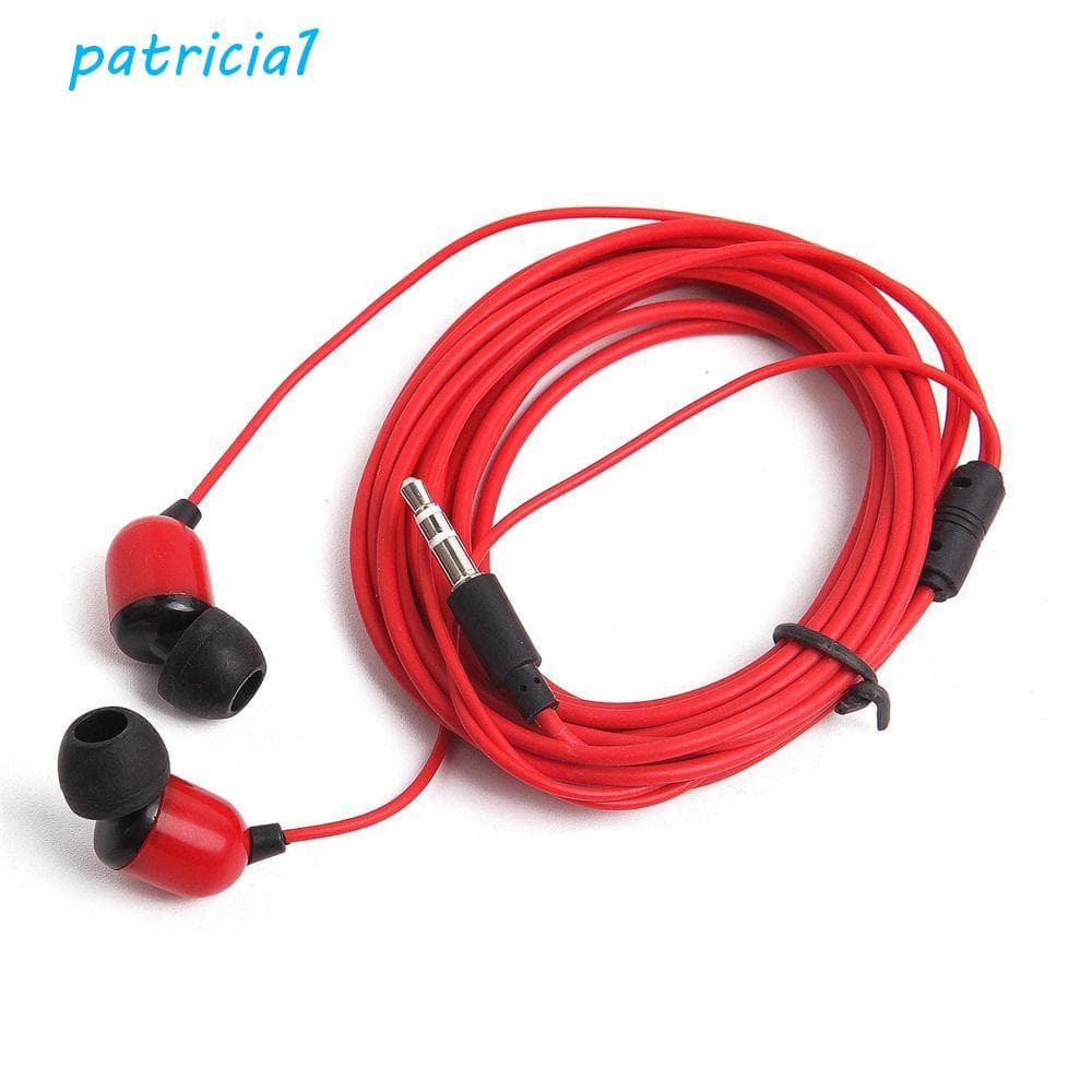 PATRICIA1 Fone De Ouvido Com Fio De 3 Metros Para Laptop Música De Alta Qualidade Super Bass 3.5 Mm Intra-Auricular