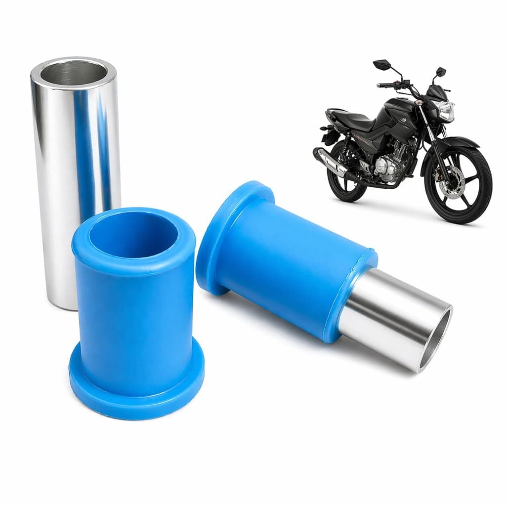 Kit Bucha Balança YBR Factor 150 Fazer 150 Quadro Elástico