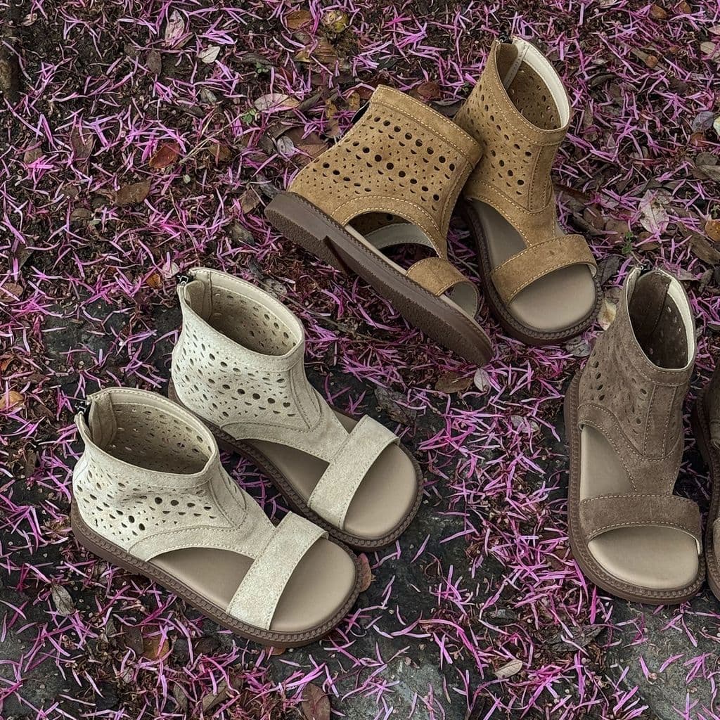 2026 verão novo estilo meninas sandálias de alta qualidade botas crianças estilo férias sandálias romanas meninas sapato