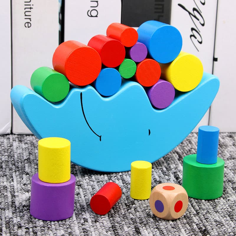 Dingniu lua equilíbrio blocos de construção brinquedos das crianças do jardim de infância montagem inteligência auxiliar