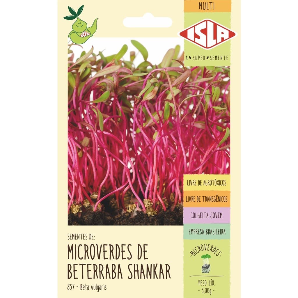 Sementes Microverdes De Beterraba Shankar - Isla Sementes