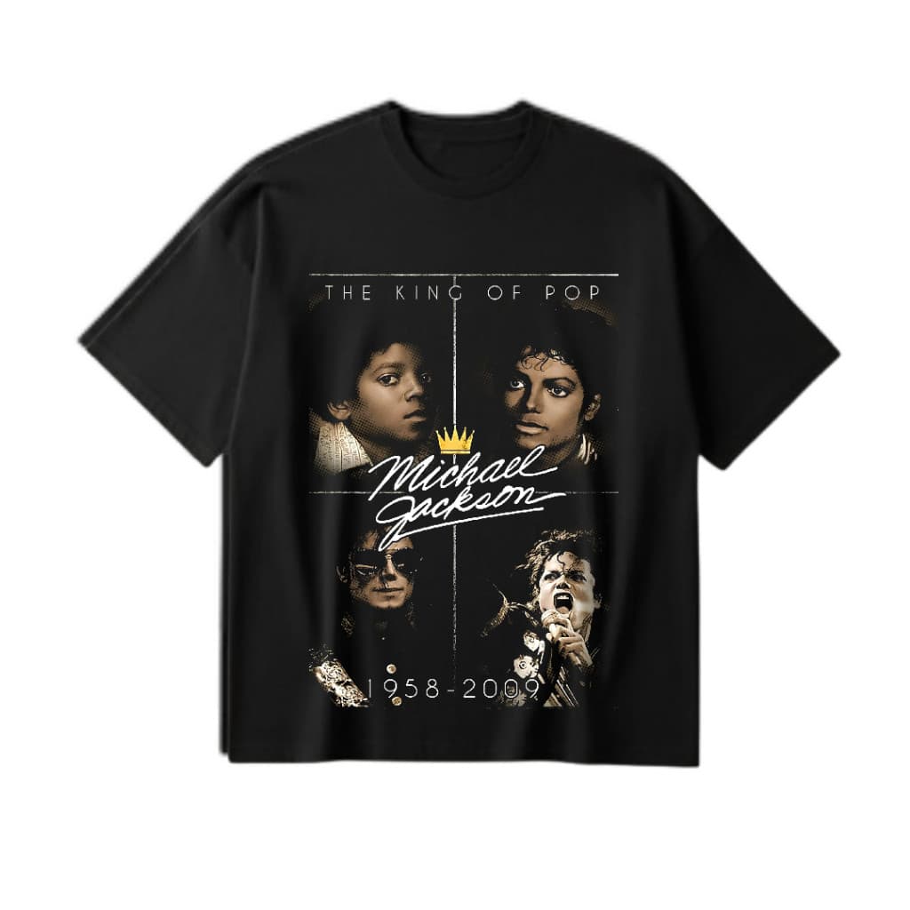 Camiseta Camisa Blusa Unissex  Cantor Pop Michael Jackson 100% Algodão