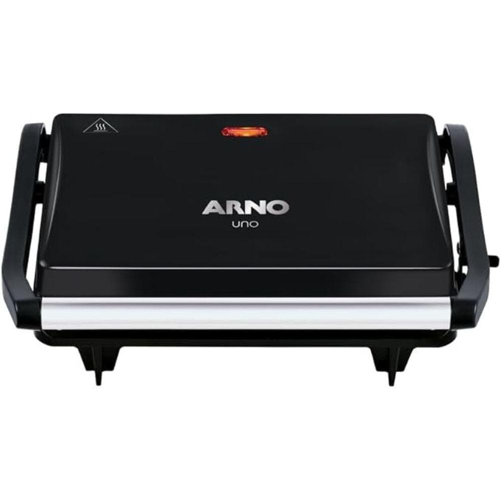 Sanduicheira Grill Compact Preto Antiaderente 127V - Arno