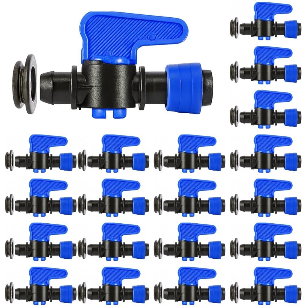 Kit 30 Registro Inicial 16mm Anel com chula para Fita Gotejadora - Fácil Instalação, Prático e Durável