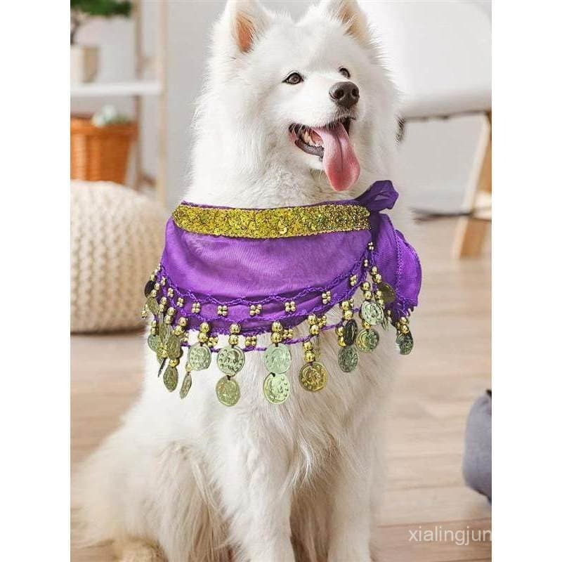 Saia de dança do ventre para cães, roupas engraçadas para animais de estimação, fantasias criativas de aniversário para
