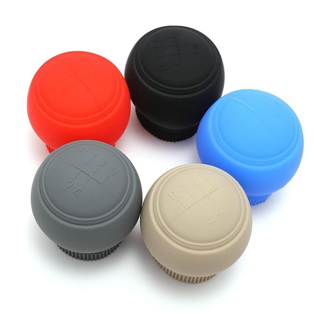 HW Universal Round 5/6 Speed Silicone Car Case De Para Carros Colarinhos De Mudança De Marcha Alavanca De Decoração Aces