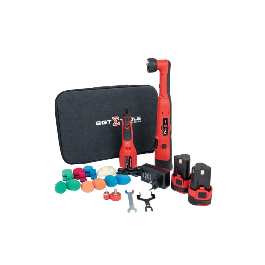 KIT NANO POLITRIZ MINI POLIMENTO AUTOMOTIVO SGT