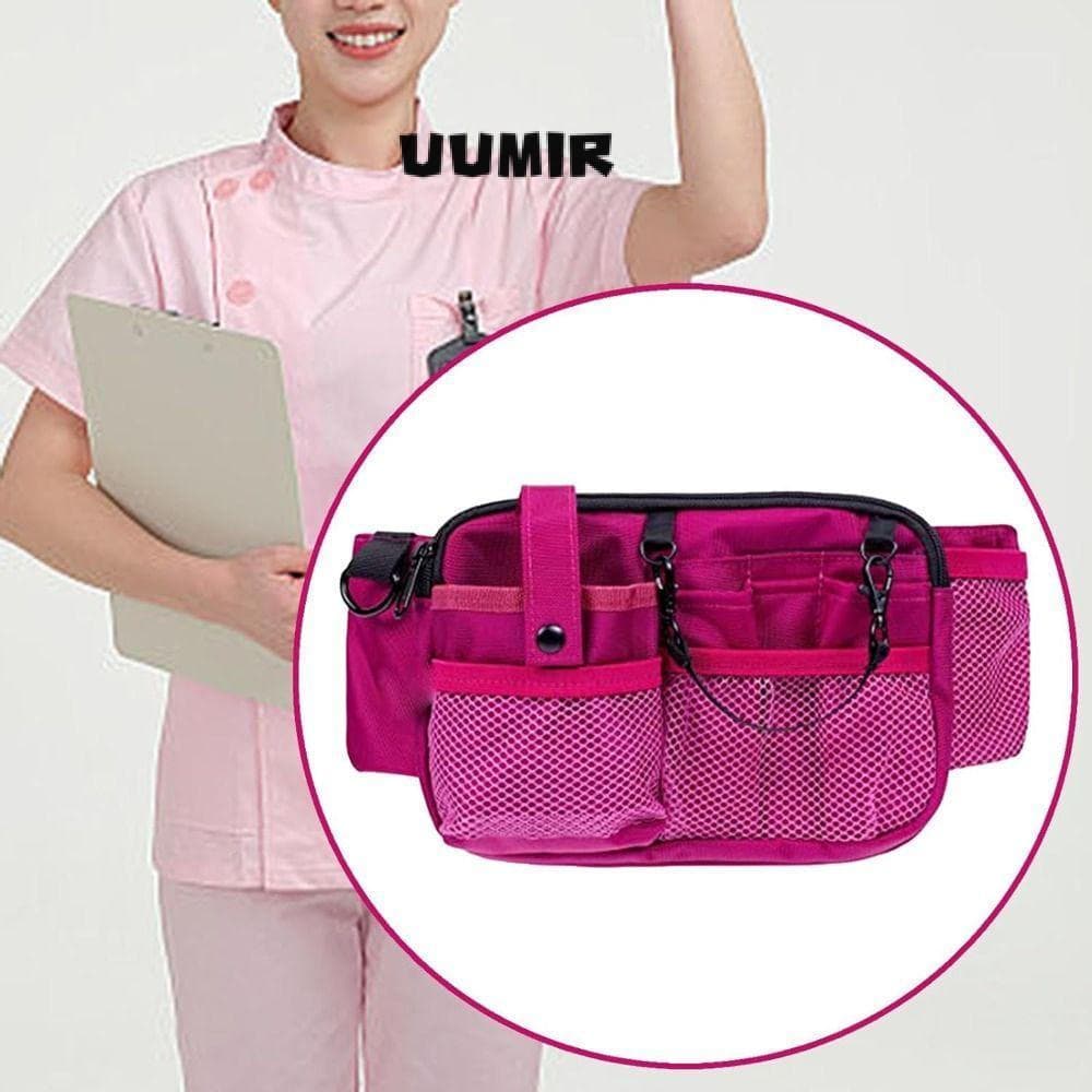 Pochete Para Enfermeira Umir , Bolsa De Enfermagem Ajustável De Grande Capacidade Cintura Com Vários Compartimentos De P