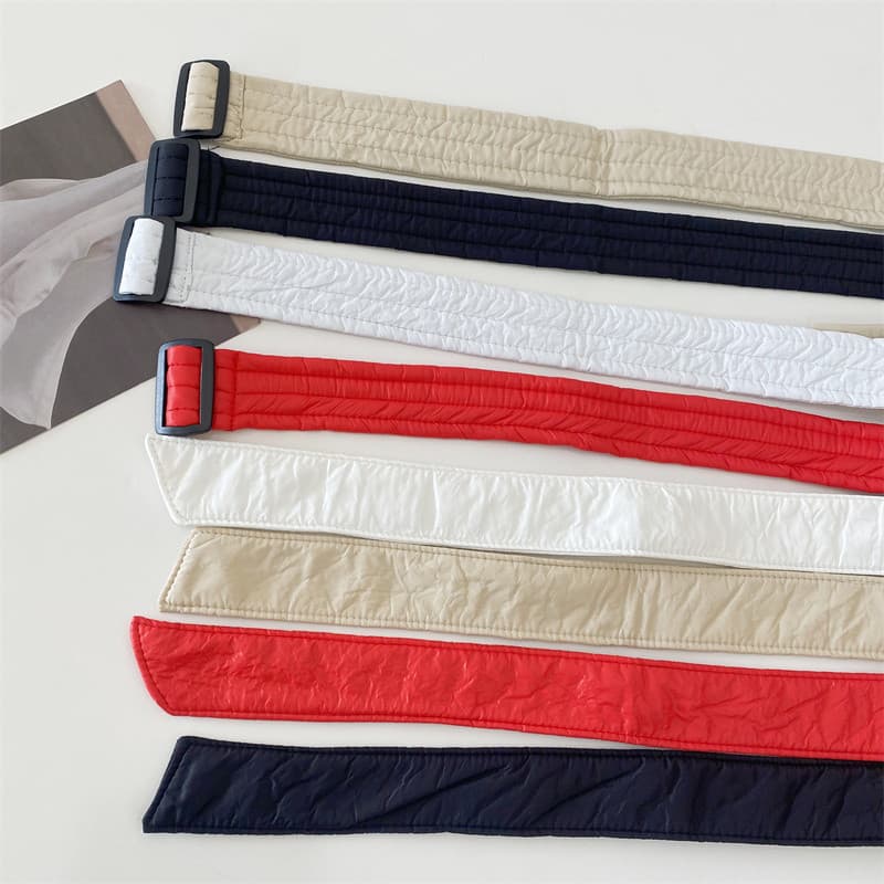 Casaco quadrado não poroso cinto feminino decorativo para baixo cinto saia feminina cinto largo All-Match simples espart