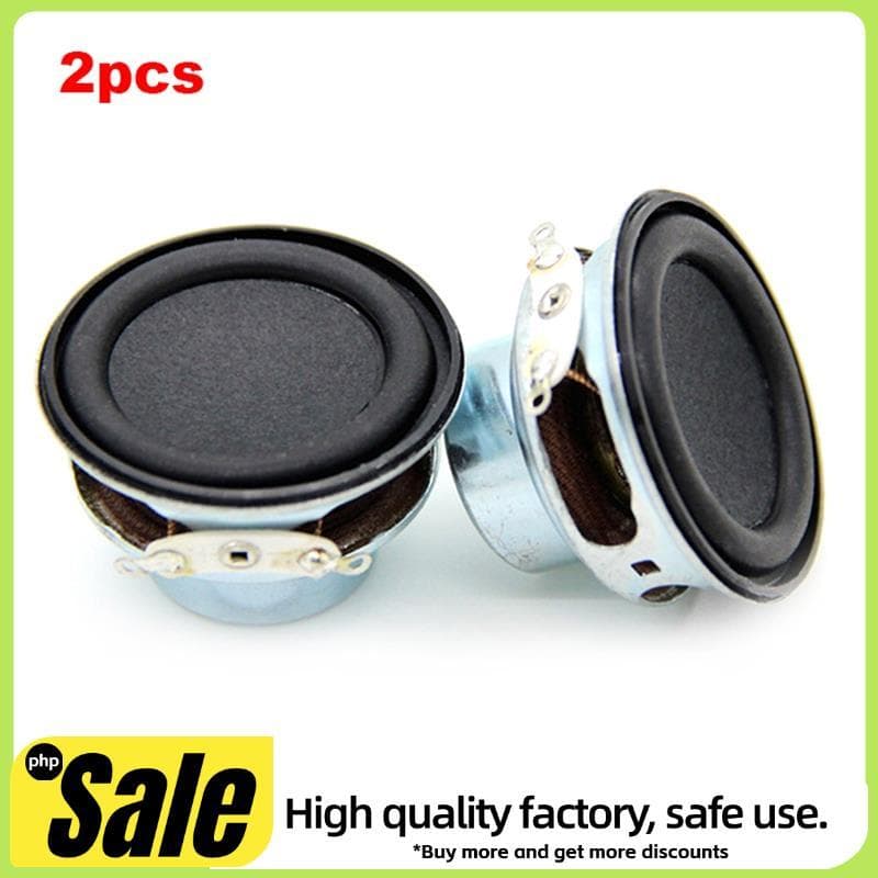 2 Pçs Alto-Falante De Áudio 4Ω 6W 40mm 1.5 Polegada Multimídia DIY Som Mini Para Home Theater